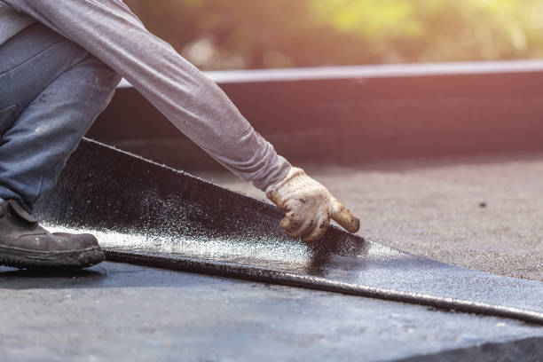 Professional Waterproofing technician working in Embarrass, WI